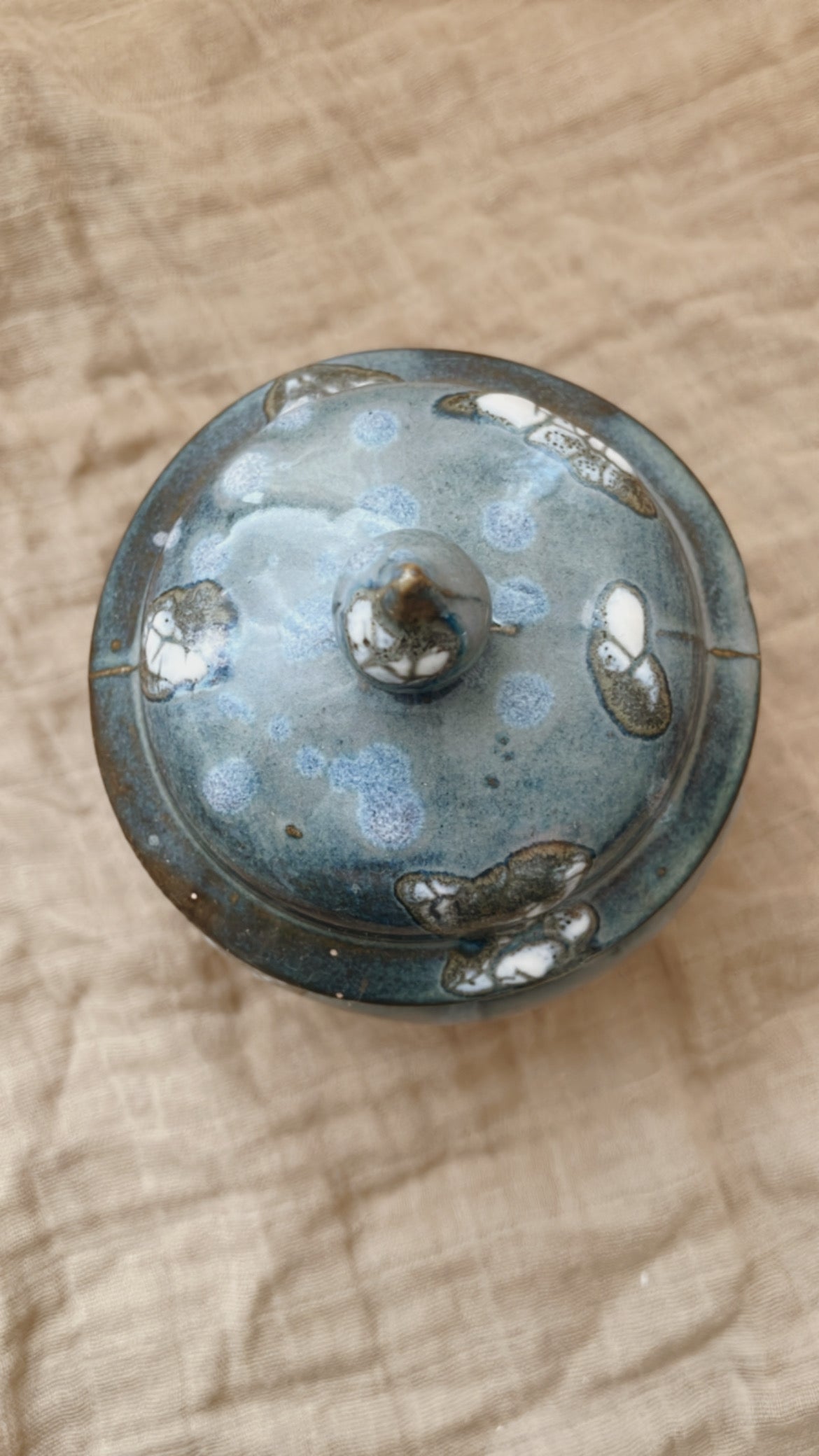 Lidded Jar - Blue